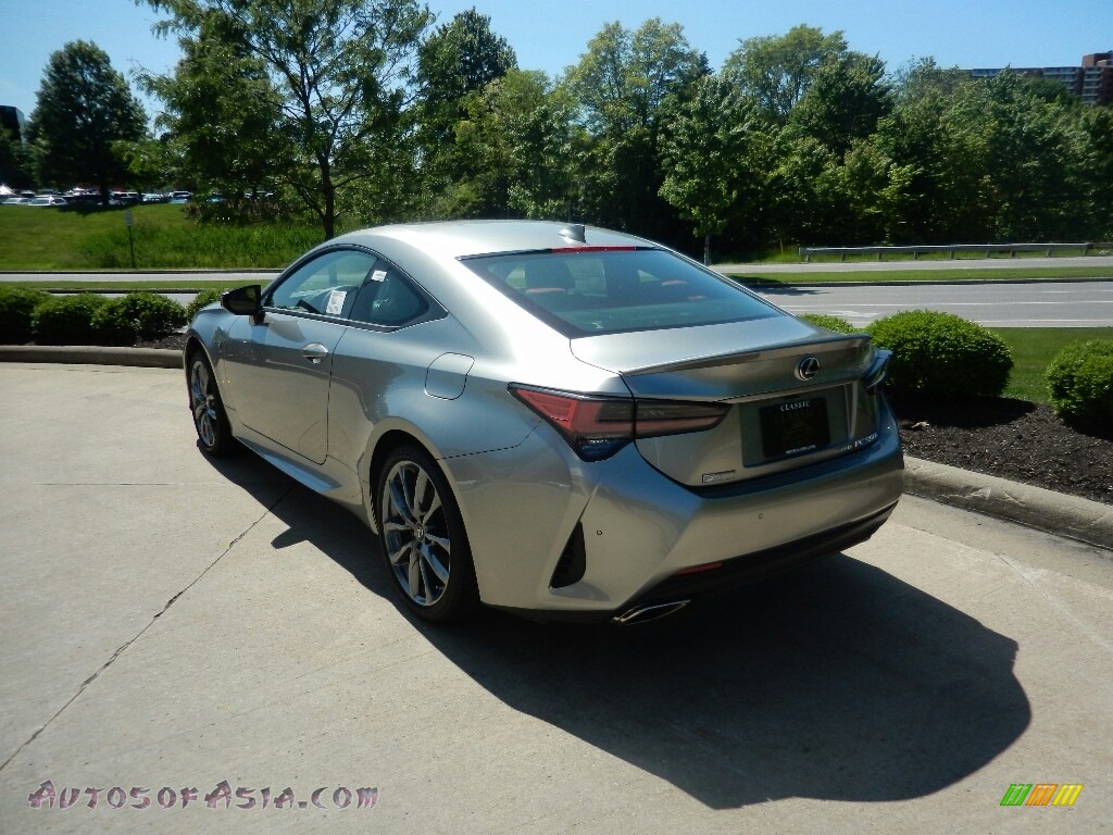 2019 RC 350 F Sport AWD - Atomic Silver / Circuit Red photo #3