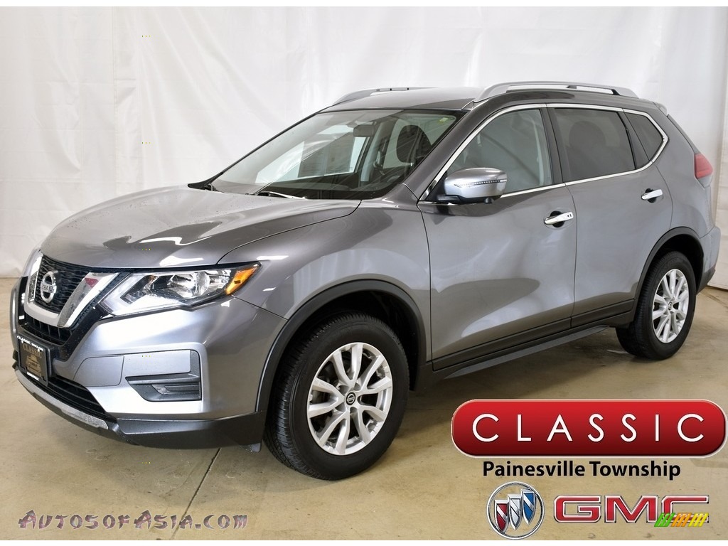 Gun Metallic / Charcoal Nissan Rogue S AWD