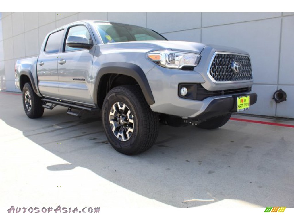 2019 Tacoma TRD Off-Road Double Cab 4x4 - Cement Gray / Black photo #2