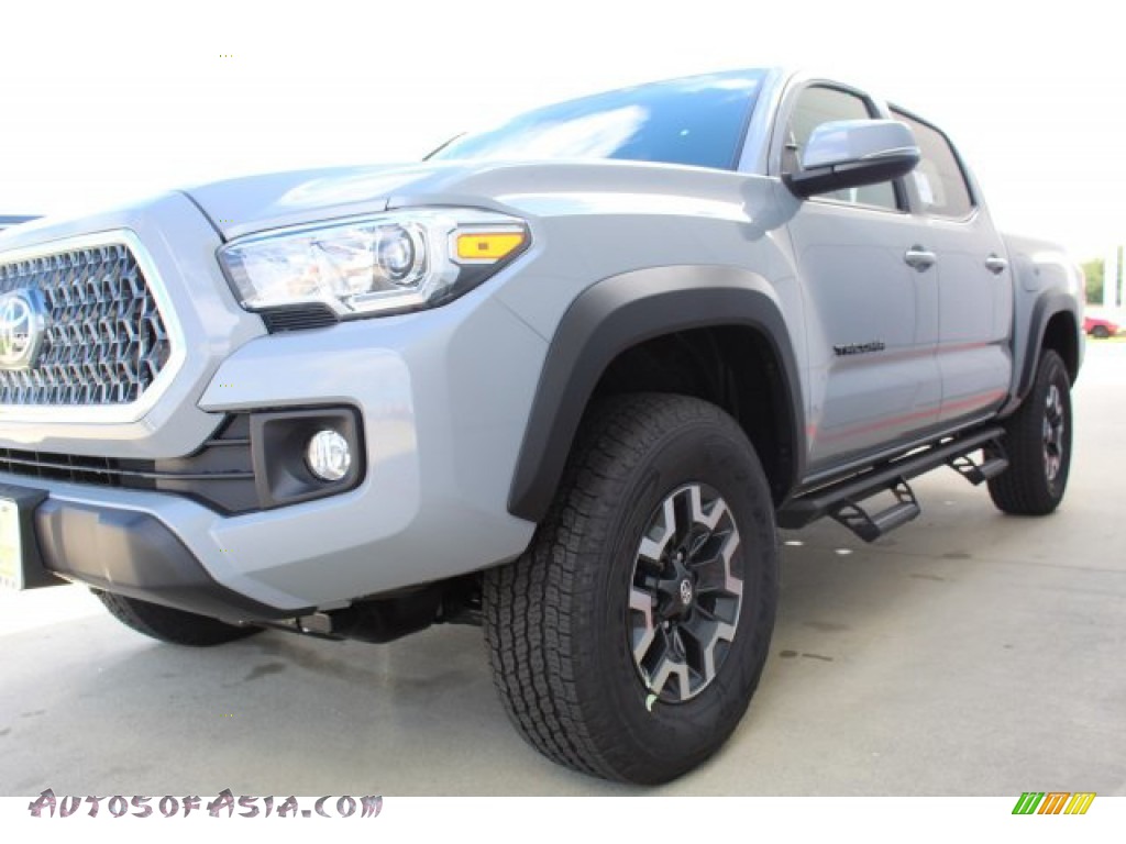 2019 Tacoma TRD Off-Road Double Cab 4x4 - Cement Gray / Black photo #4