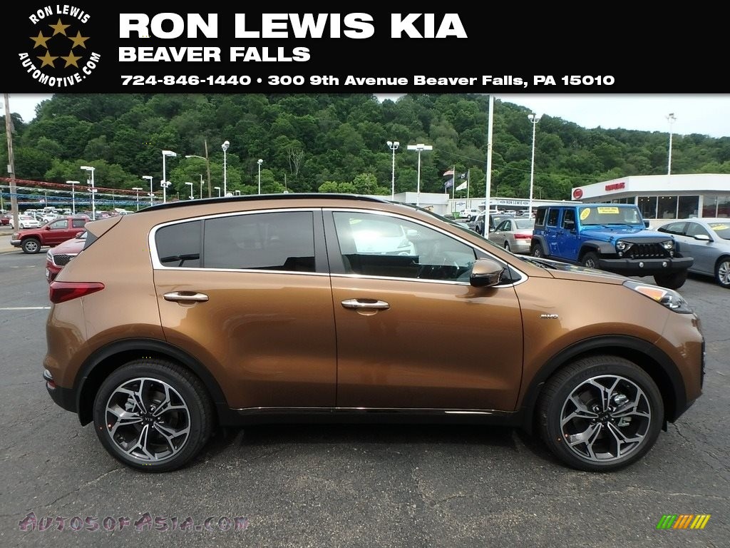 Burnished Copper / Beige Kia Sportage SX Turbo AWD