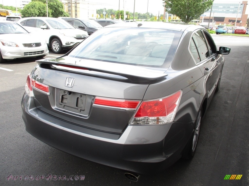 2011 Accord EX-L Sedan - Polished Metal Metallic / Gray photo #5