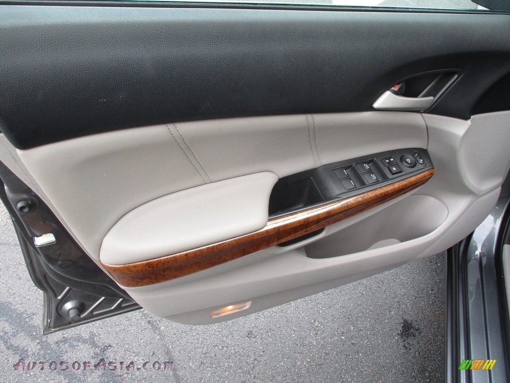 2011 Accord EX-L Sedan - Polished Metal Metallic / Gray photo #10