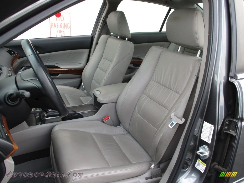 2011 Accord EX-L Sedan - Polished Metal Metallic / Gray photo #12