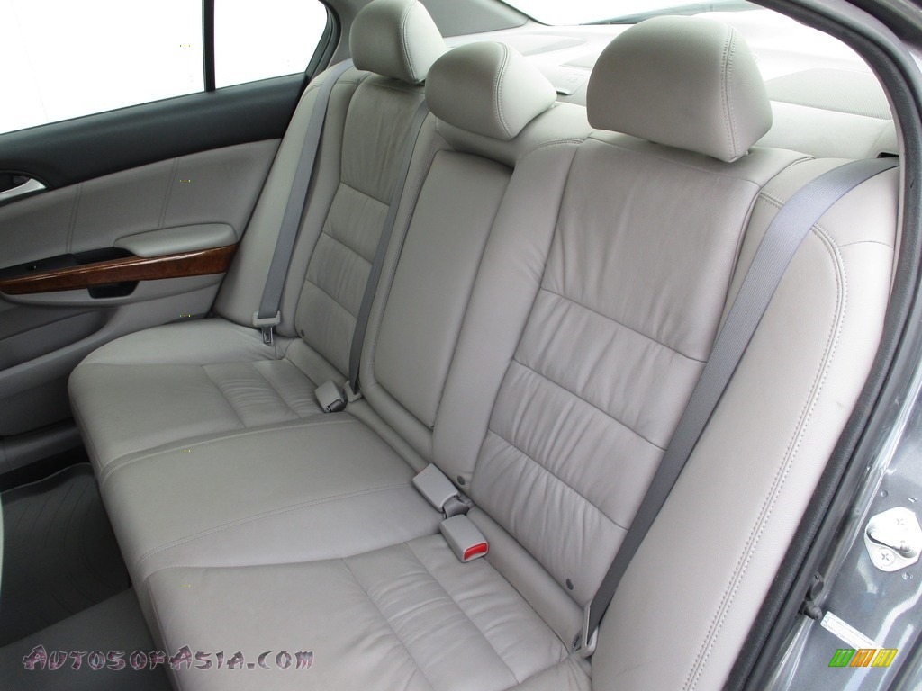 2011 Accord EX-L Sedan - Polished Metal Metallic / Gray photo #13
