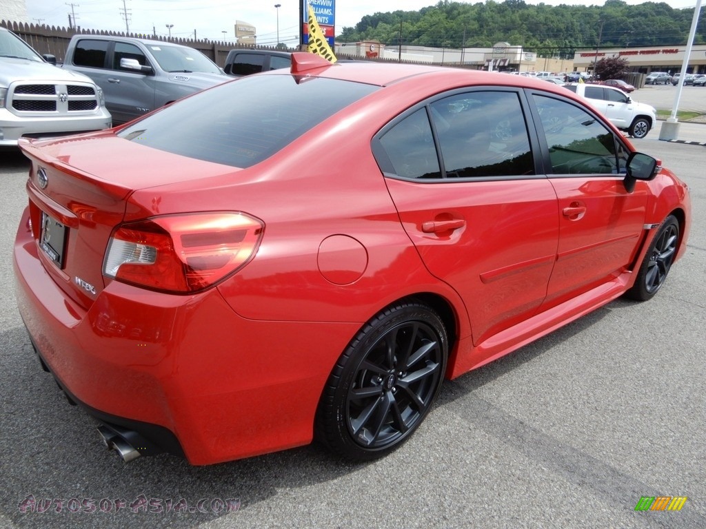 2018 WRX Limited - Pure Red / Carbon Black photo #5
