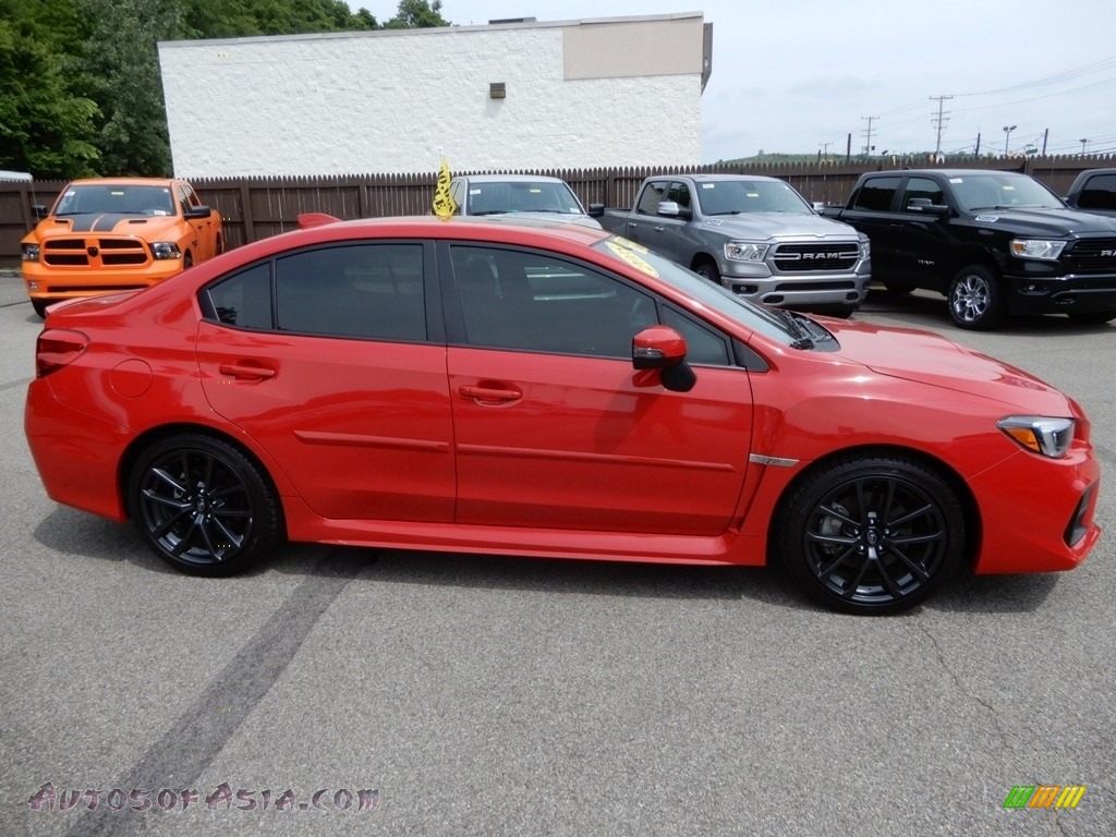 2018 WRX Limited - Pure Red / Carbon Black photo #6