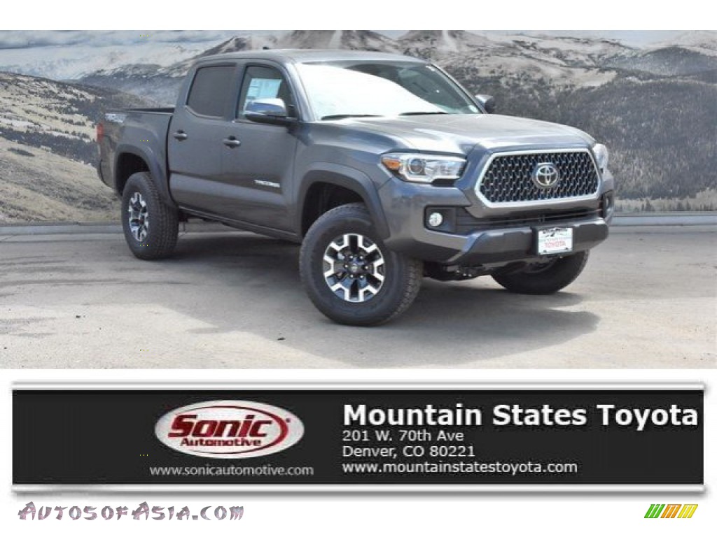 2019 Tacoma TRD Off-Road Double Cab 4x4 - Magnetic Gray Metallic / Cement Gray photo #1
