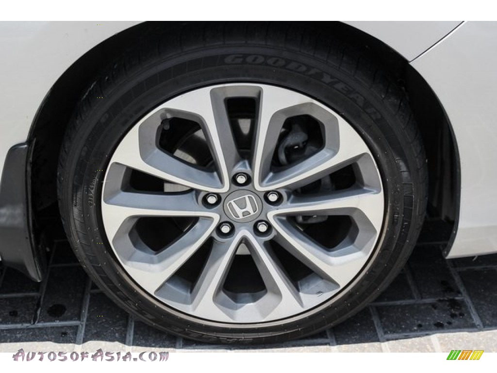 2014 Accord EX-L V6 Coupe - Alabaster Silver Metallic / Black photo #10
