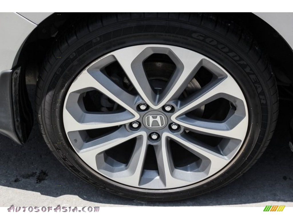 2014 Accord EX-L V6 Coupe - Alabaster Silver Metallic / Black photo #11