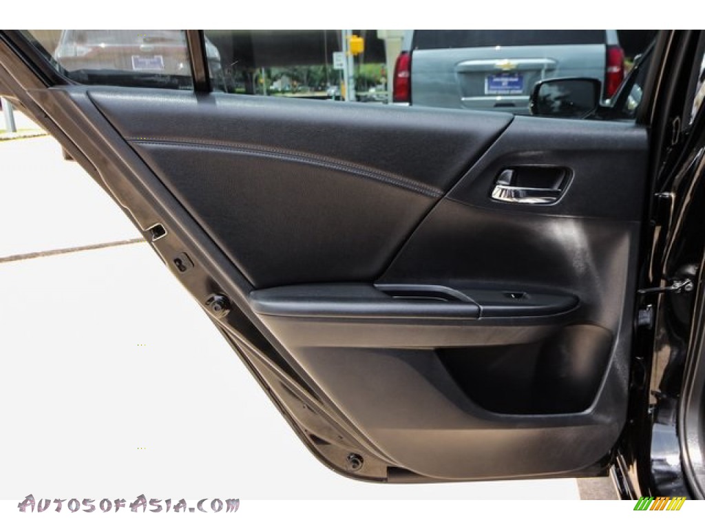 2016 Accord EX-L V6 Sedan - Crystal Black Pearl / Black photo #20