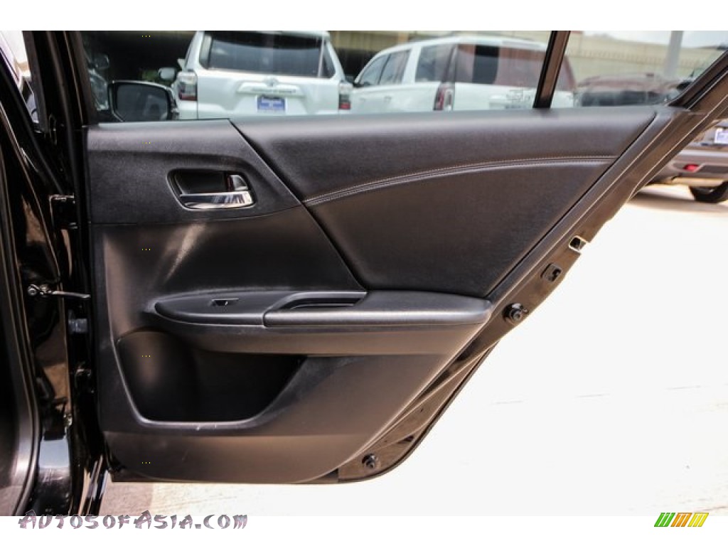 2016 Accord EX-L V6 Sedan - Crystal Black Pearl / Black photo #23