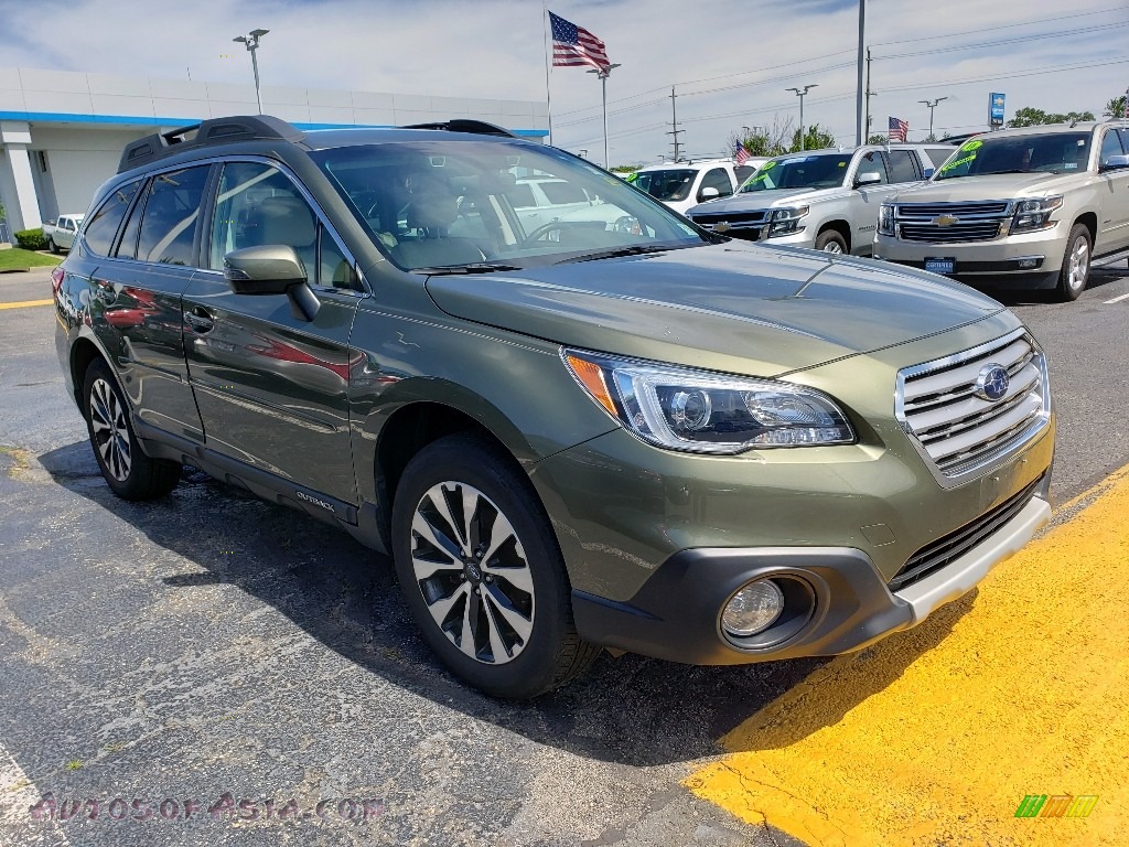 Wilderness Green Metallic / Warm Ivory Subaru Outback 2.5i Limited