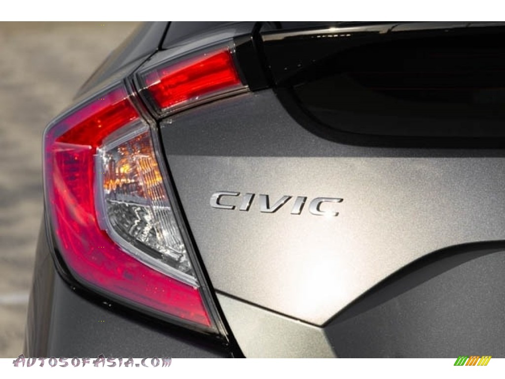 2019 Civic EX Hatchback - Polished Metal Metallic / Black/Ivory photo #6