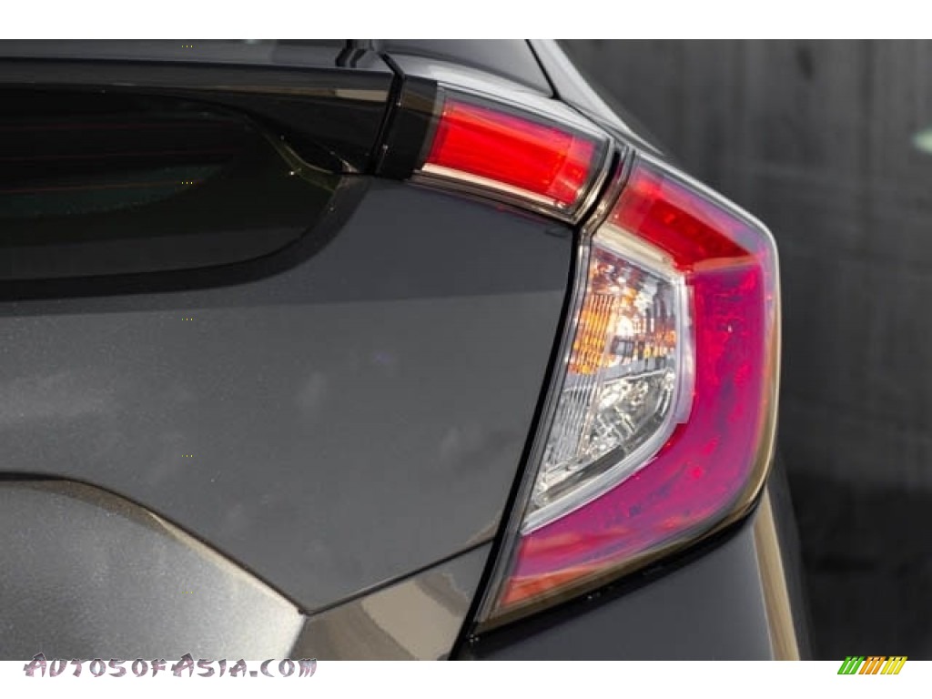 2019 Civic EX Hatchback - Polished Metal Metallic / Black/Ivory photo #7
