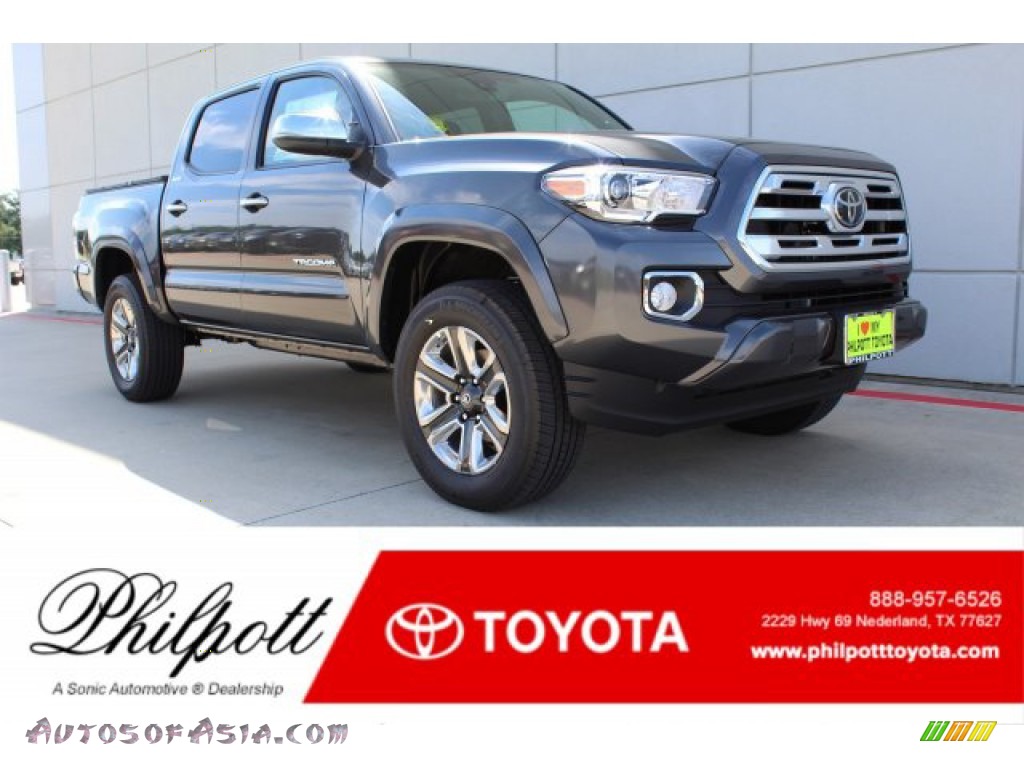 2019 Tacoma Limited Double Cab - Magnetic Gray Metallic / Hickory photo #1