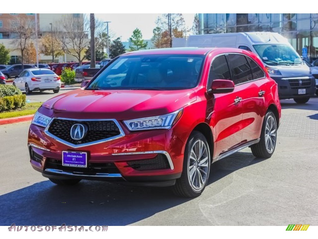 2019 MDX Technology - Performance Red Pearl / Parchment photo #3