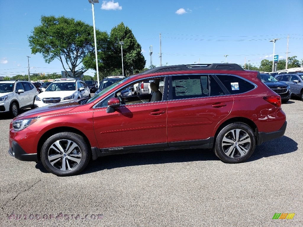 2019 Outback 2.5i Limited - Crimson Red Pearl / Warm Ivory photo #3