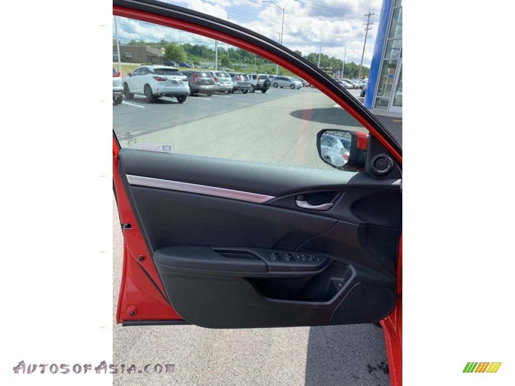 2019 Civic Sport Sedan - Rallye Red / Black photo #10
