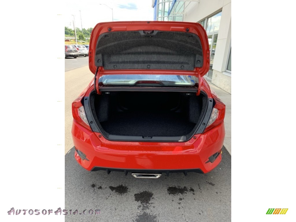 2019 Civic Sport Sedan - Rallye Red / Black photo #20
