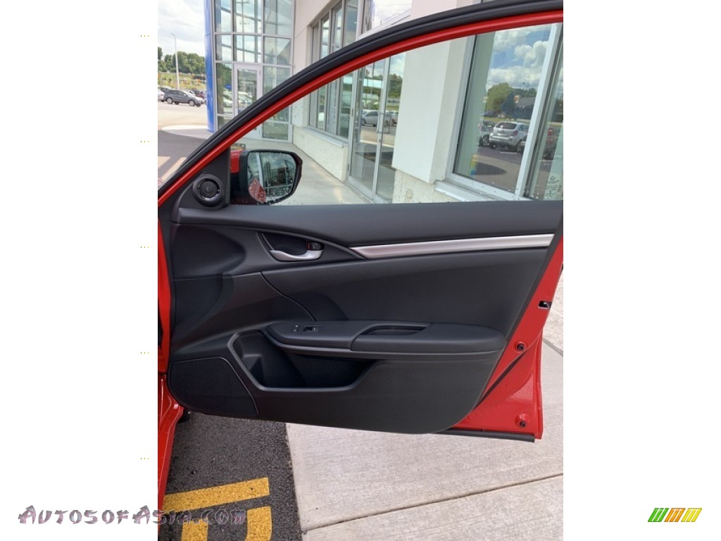 2019 Civic Sport Sedan - Rallye Red / Black photo #26