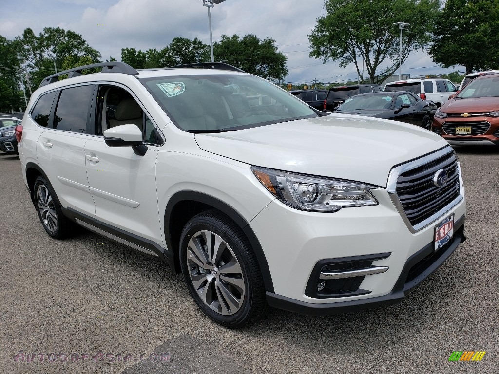 Crystal White Pearl / Warm Ivory Subaru Ascent Limited