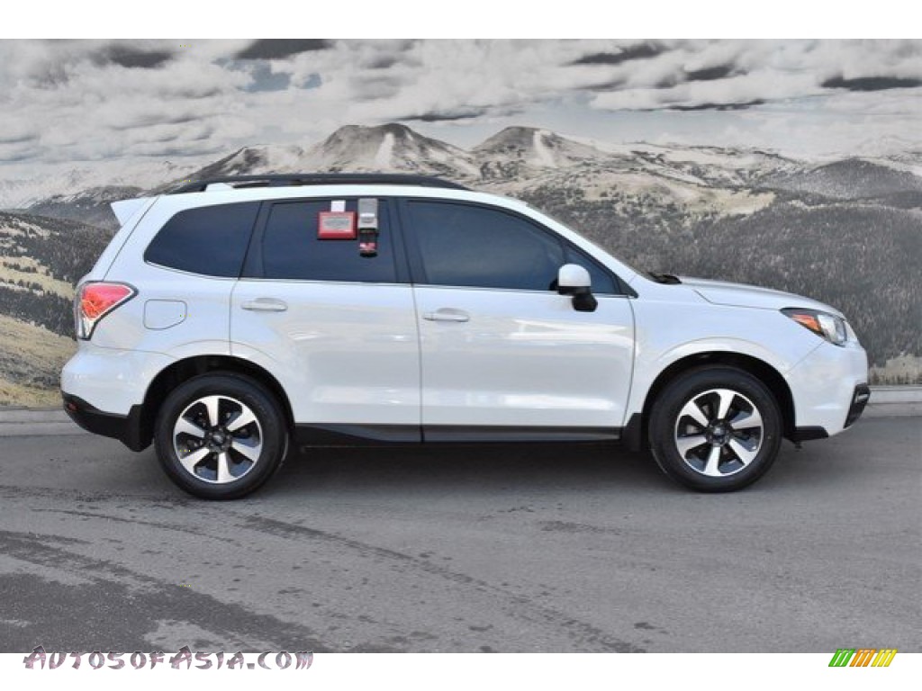 2017 Forester 2.5i Limited - Crystal White Pearl / Gray photo #2