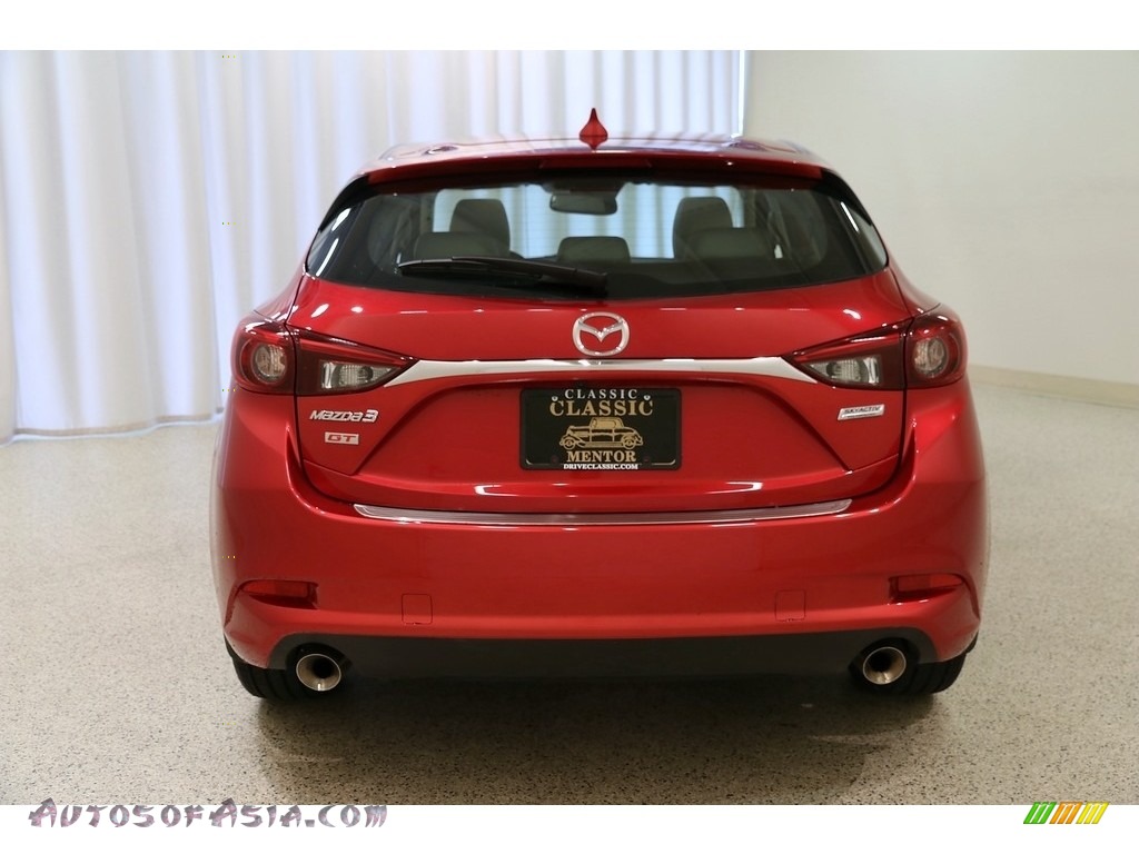 2018 MAZDA3 Grand Touring 5 Door - Soul Red Metallic / Parchment photo #20