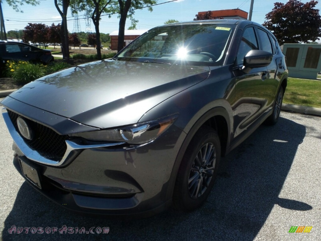 2019 CX-5 Touring AWD - Machine Gray Metallic / Black photo #3