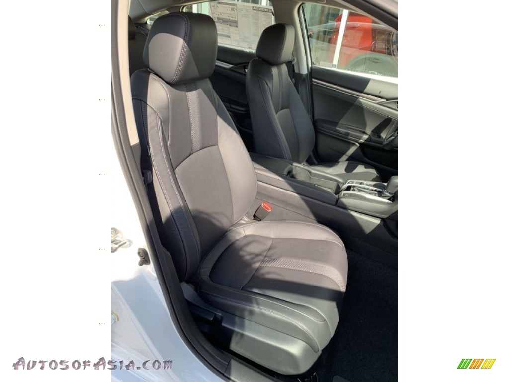 2019 Civic EX-L Sedan - Platinum White Pearl / Black photo #26