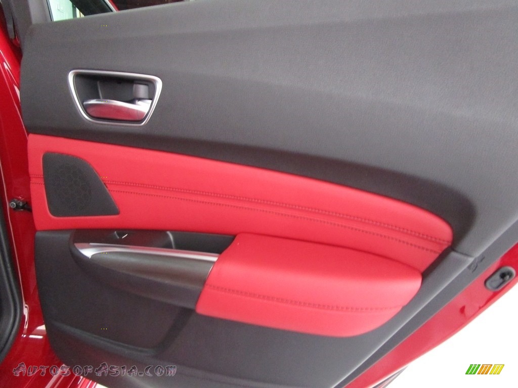 2018 TLX V6 A-Spec Sedan - San Marino Red / Red photo #16
