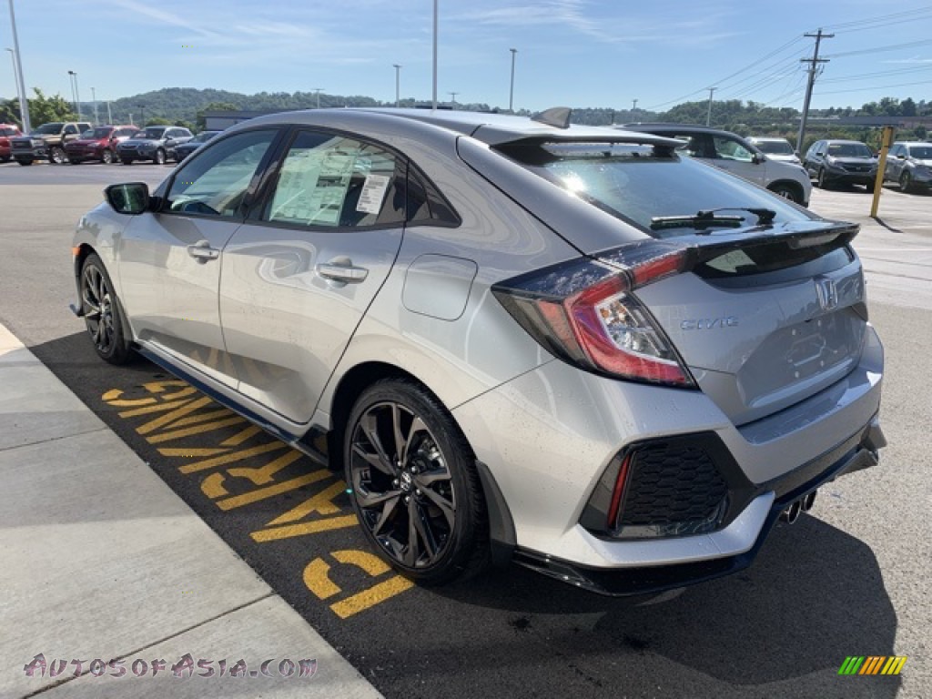 2019 Civic Sport Hatchback - Lunar Silver Metallic / Black photo #5