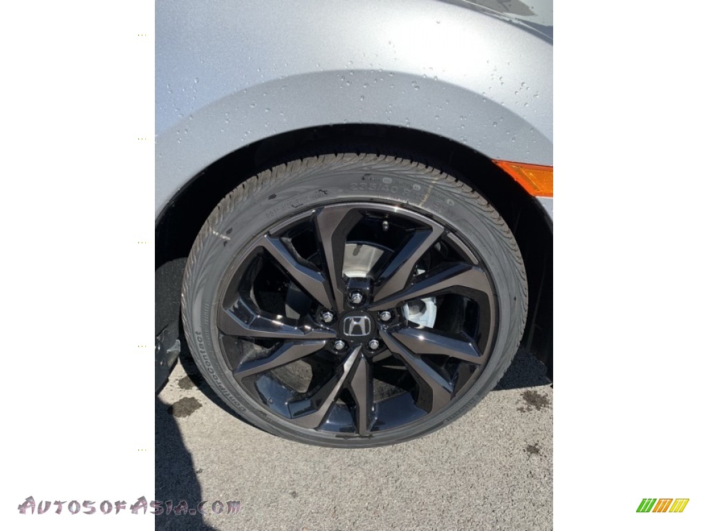 2019 Civic Sport Hatchback - Lunar Silver Metallic / Black photo #29
