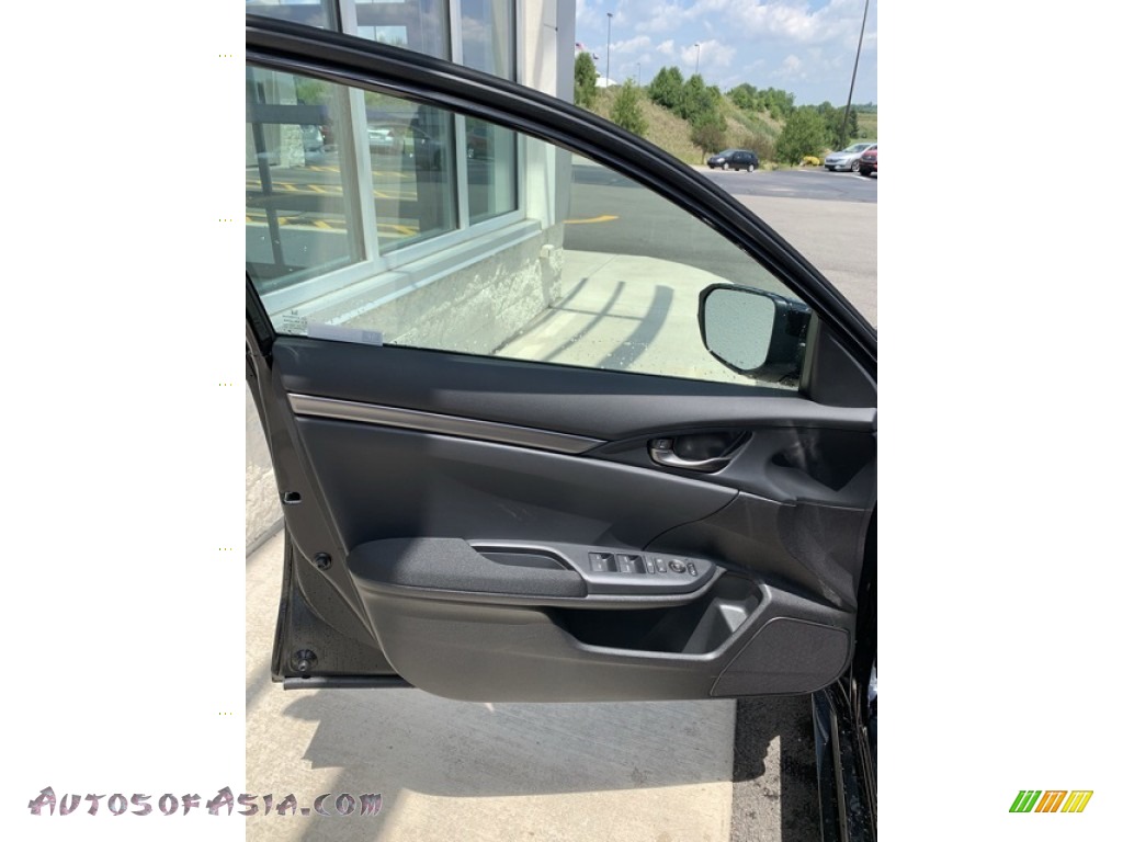 2019 Civic Sport Hatchback - Crystal Black Pearl / Black photo #10
