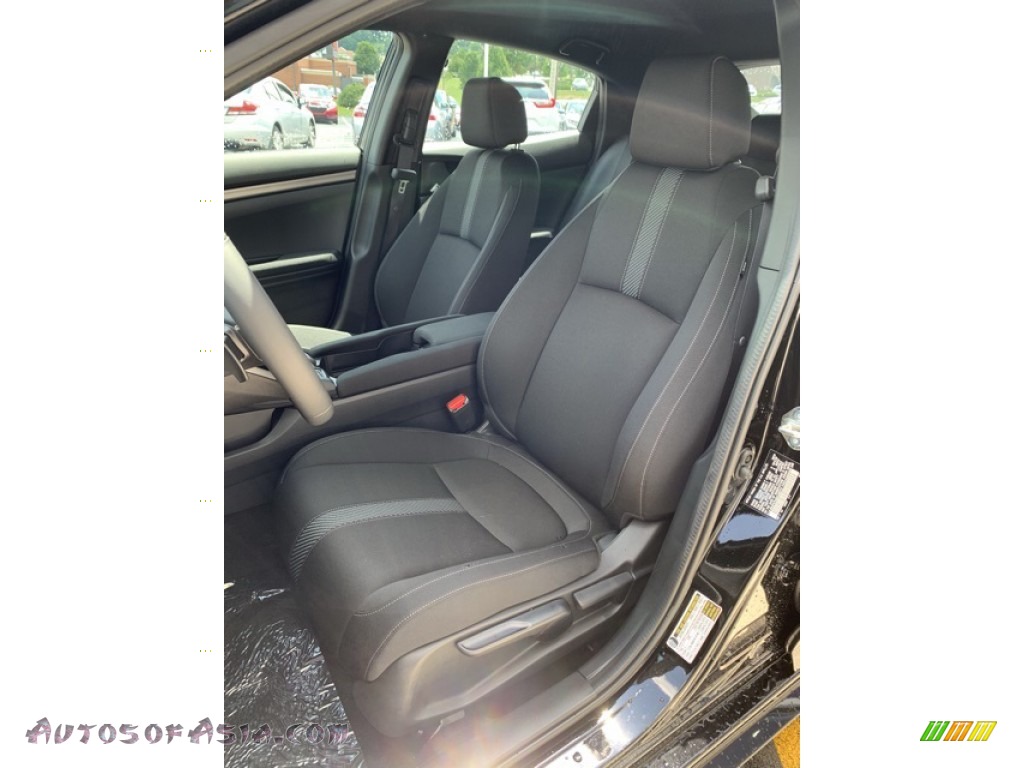 2019 Civic Sport Hatchback - Crystal Black Pearl / Black photo #14