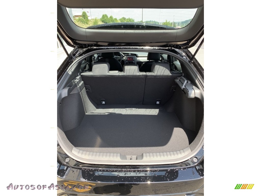 2019 Civic Sport Hatchback - Crystal Black Pearl / Black photo #21