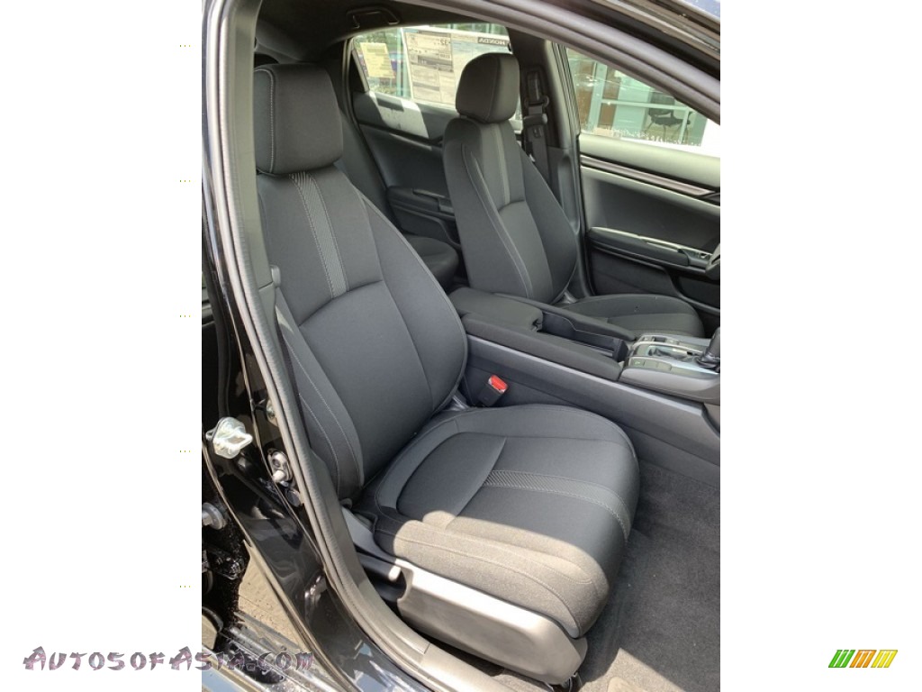 2019 Civic Sport Hatchback - Crystal Black Pearl / Black photo #27