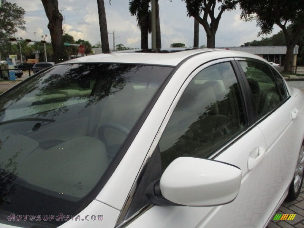 2008 Accord EX Sedan - Taffeta White / Ivory photo #47