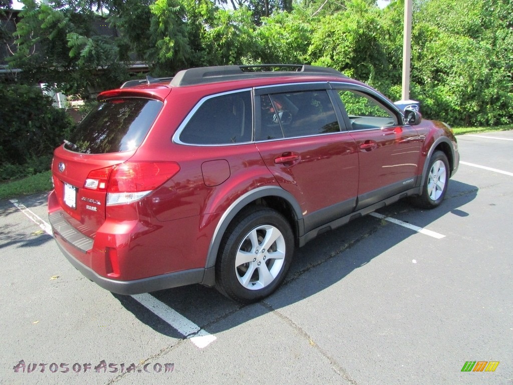 2013 Outback 2.5i Limited - Venetian Red Pearl / Warm Ivory Leather photo #6