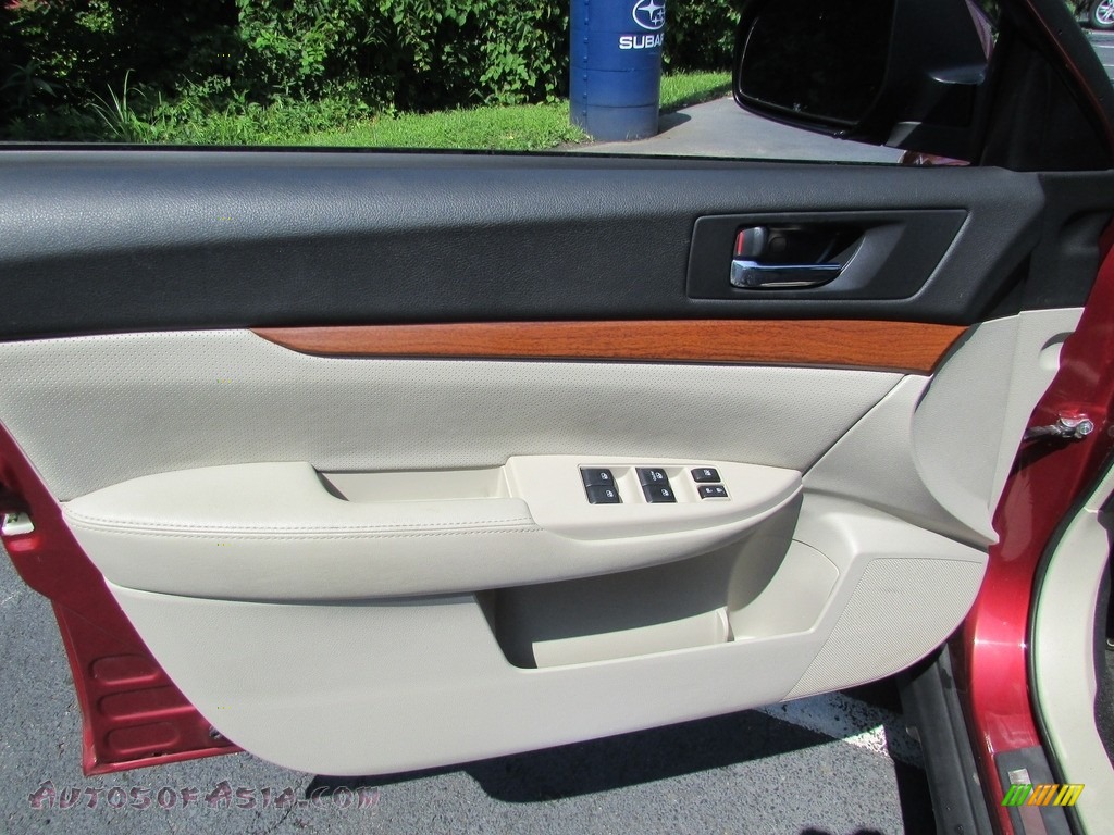 2013 Outback 2.5i Limited - Venetian Red Pearl / Warm Ivory Leather photo #13