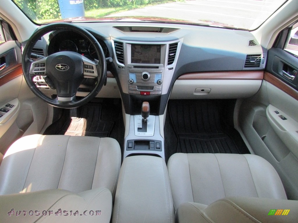 2013 Outback 2.5i Limited - Venetian Red Pearl / Warm Ivory Leather photo #24