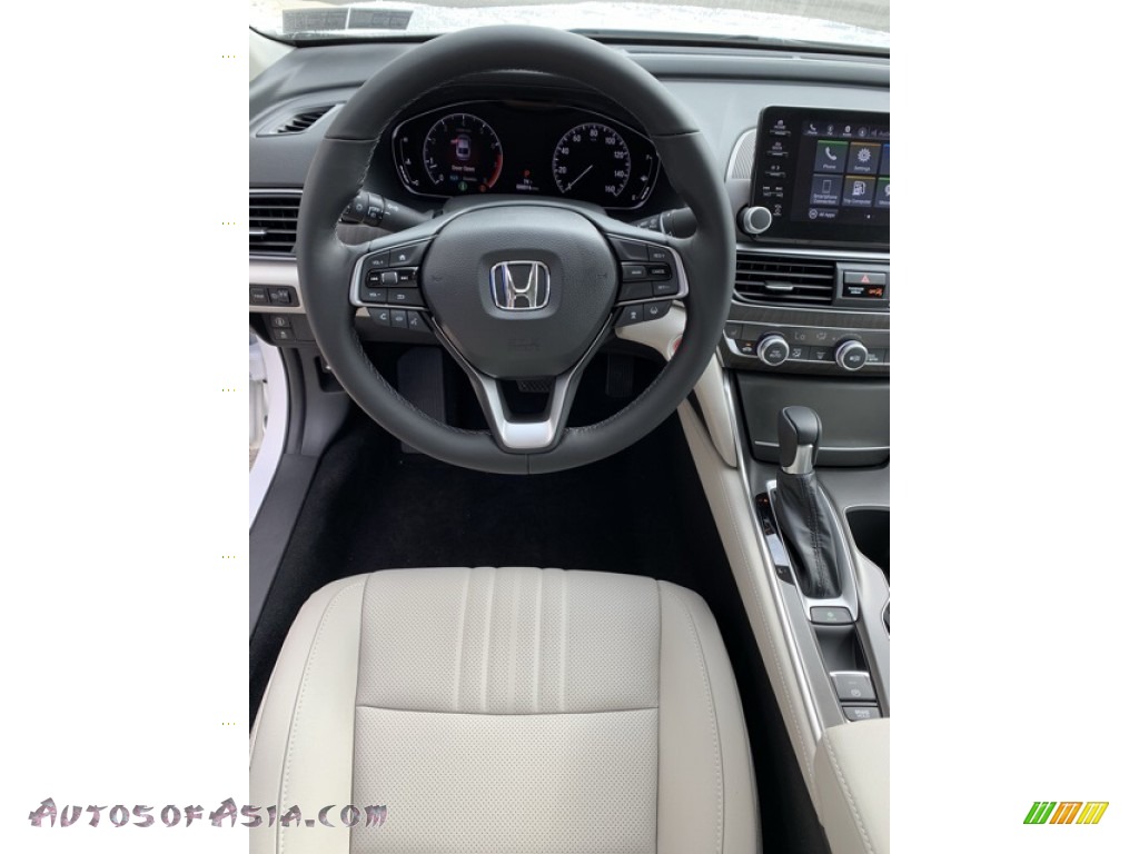 2019 Accord EX-L Sedan - Platinum White Pearl / Ivory photo #13