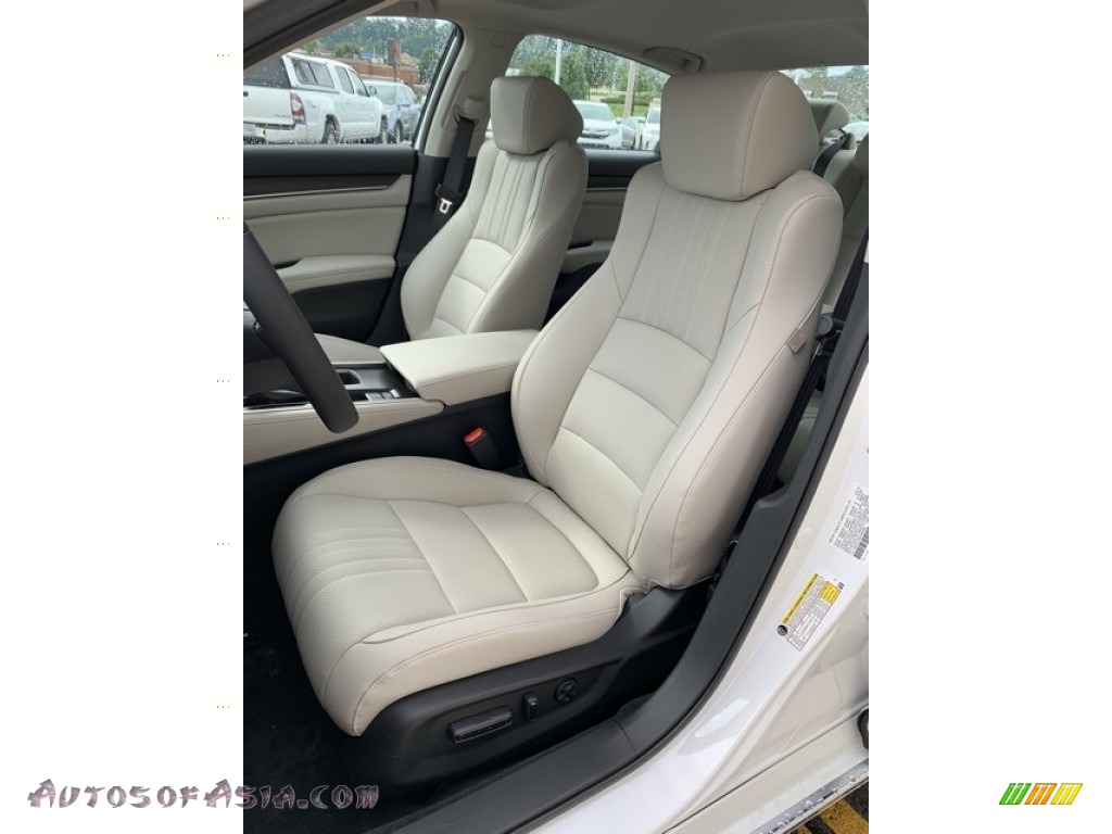 2019 Accord EX-L Sedan - Platinum White Pearl / Ivory photo #14