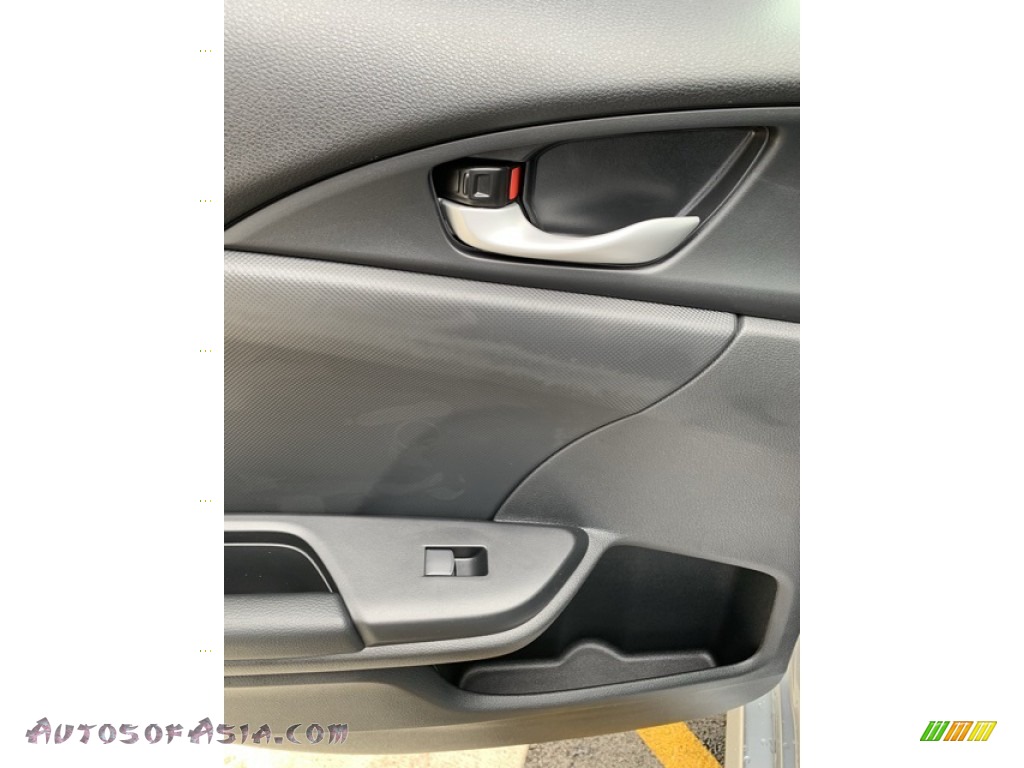 2019 Civic Sport Sedan - Lunar Silver Metallic / Black photo #17