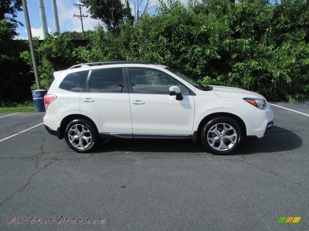 2017 Forester 2.5i Touring - Crystal White Pearl / Saddle Brown photo #5