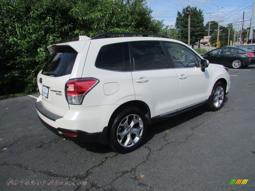 2017 Forester 2.5i Touring - Crystal White Pearl / Saddle Brown photo #6