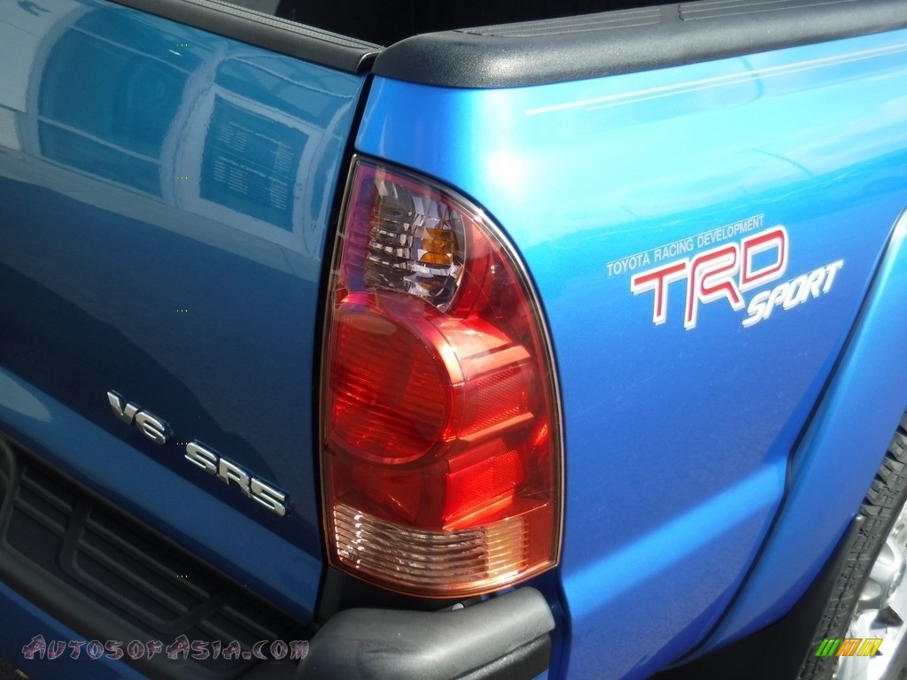 2008 Tacoma V6 TRD Sport Double Cab 4x4 - Speedway Blue / Graphite Gray photo #10