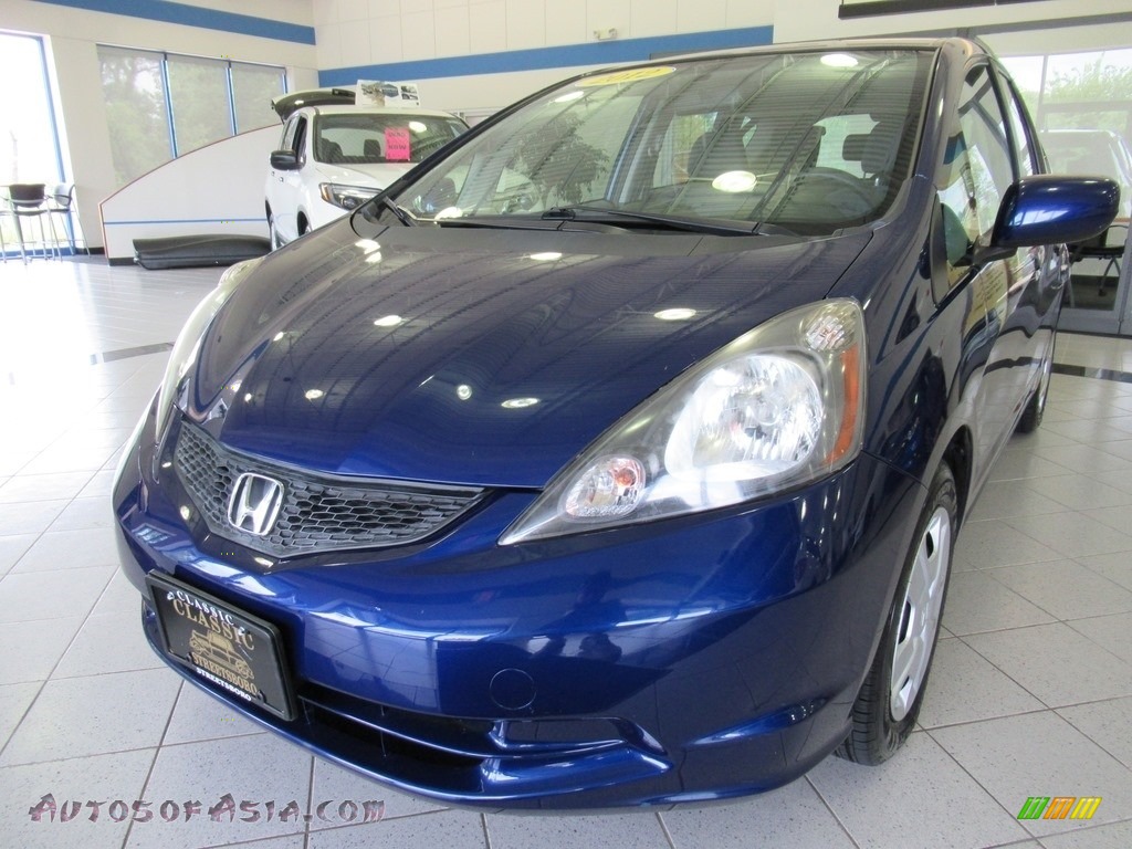 Vortex Blue Pearl / Gray Honda Fit 