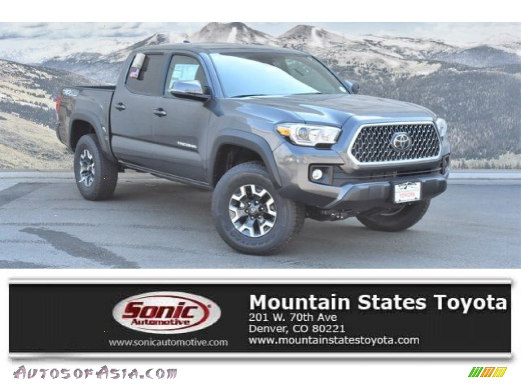 Magnetic Gray Metallic / Cement Gray Toyota Tacoma TRD Off-Road Double Cab 4x4
