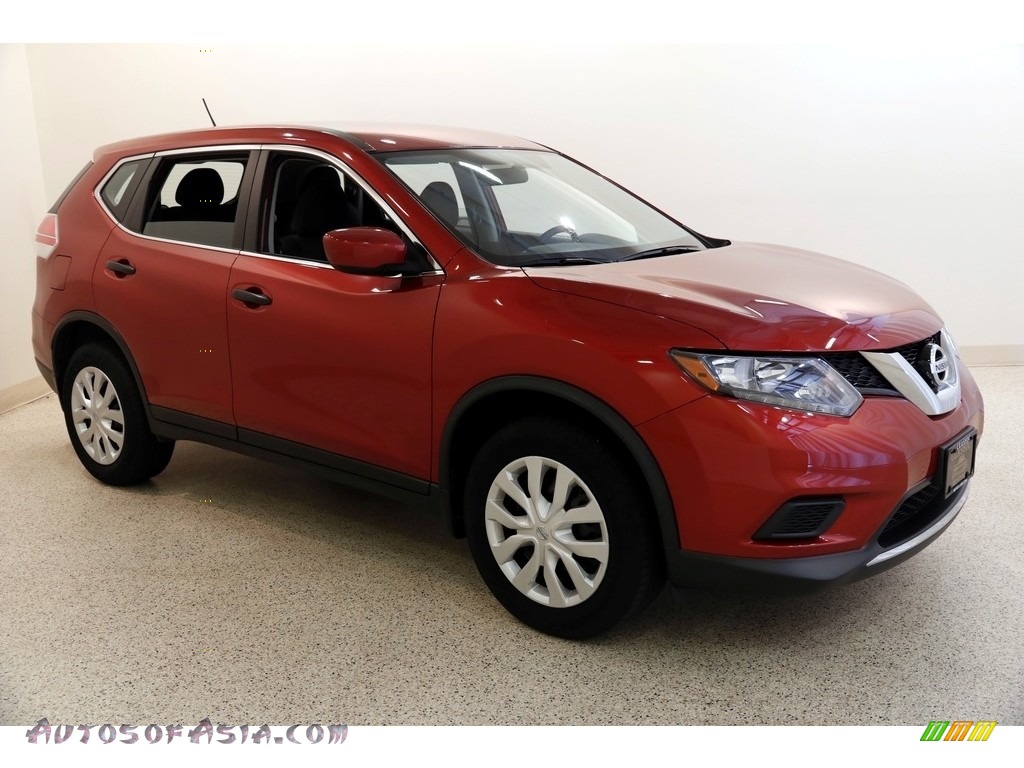 Cayenne Red / Charcoal Nissan Rogue S AWD